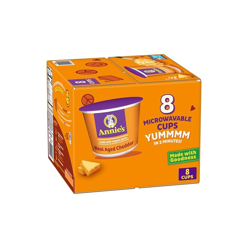 Annie's Real Aged Cheddar Microwave Mac & Cheese with Organic