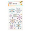 folia 18306 Shiny Snowflake Stickers, 16 Stickers, Made of Colourful