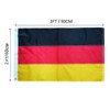 German Flag with Brass Eyelets 60 x 90 cm 210D