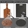 Newaner Ahmt Chopping Board in Granite Look, Breakfast Board, BPA-Free,