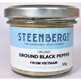 Steenbergs Organic Ground Black Pepper Standard 55g