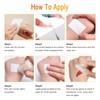 20 Pcs Small Feather Temporary Tattoos, Peacock Fake Tattoo Stickers