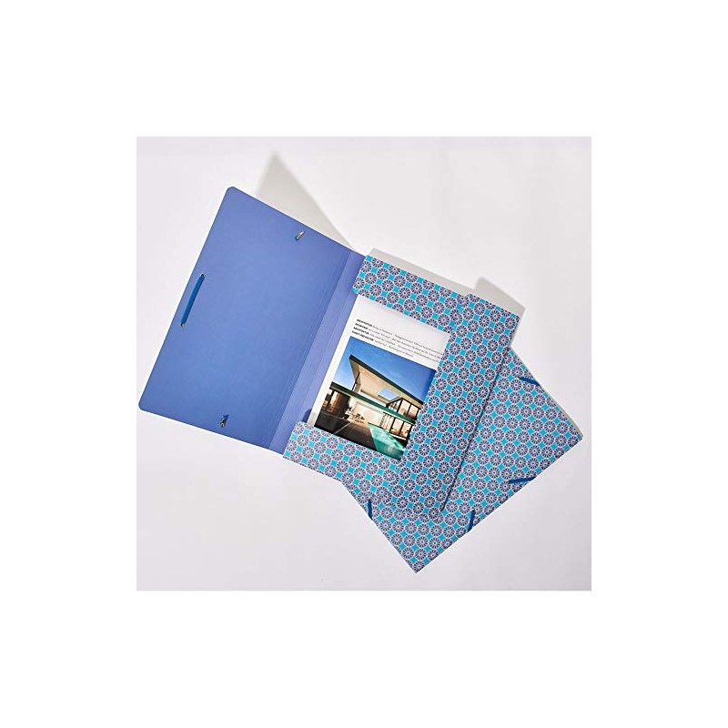 Luxe Portfolio Folder Tile Turquoise CEDON