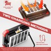 100W Solar LED Work Light - Ultra Bright Portable Magnetic