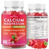 Calcium Gummies 1000mg with Vitamin D3 K2 & B Complex,