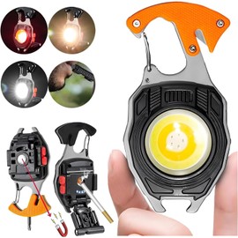 Unbranded Mini Cob Flashlight Keychain Light, 1000Lumens Bright Rechargeable Led Keychain