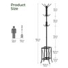 CHOEZON Coat Rack Freestanding, Coat Rack with Umbrella Holder, Entryway