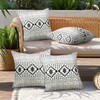Adabana Outdoor Waterproof Throw Pillow Covers Set of 2 Outdoor