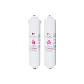 (2 Pack) LG Genuine Part ADQ73693901 ADQ73693903 External Inline Fridge Filter for GS-L668PL