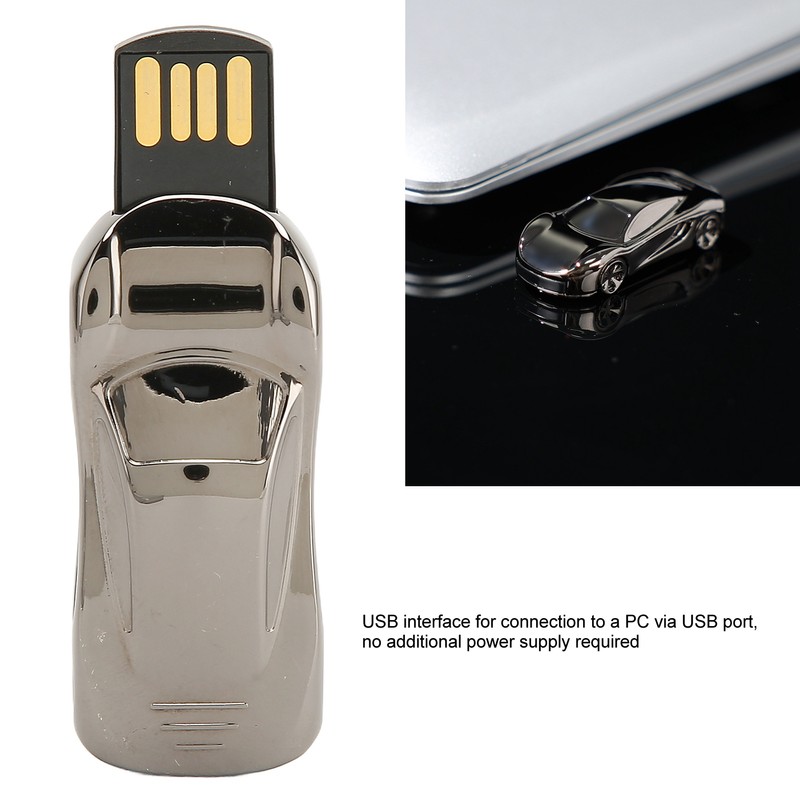 USB Flash Drive Cool Sports Car Shape Plug and Play
