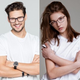 SIGVAN 6 Pack Reading Glasses for Women Men Blue Light Blocking, Spring Hinge Anti Eyestrain Glare Computer Readers (6 Mix-7, 1.75)