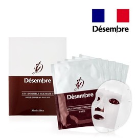 Desangbeureu 3 in1 인비져블 실크 마스크 10pcs 고농축에센스 수분 진정 탄력 안색 3 in 1 Invisible Silk Mask 10pcs High Concentration Essence Hydration Soothing Elasticity Complexion