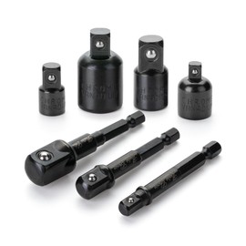 Bates- Impact Extension and Socket Adapter Set, 7 pcs, 1/4" Hex Shank Drill Extension Set, Impact Socket Adapter and Reducer Set, Impact Sockets Adapter Sets, Impact Driver Socket Adapter
