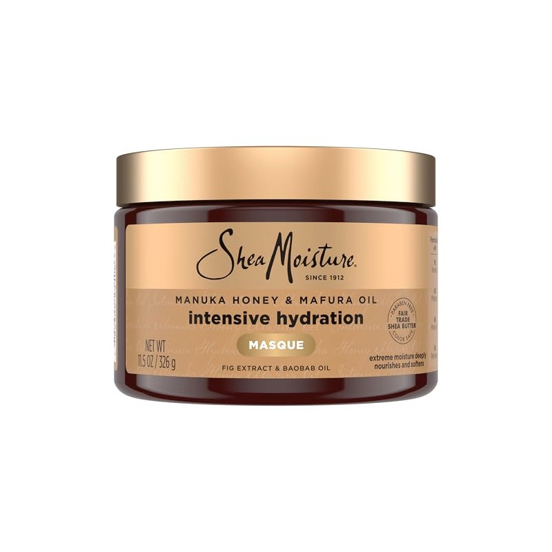 SHEA MOISTURE - Mascarilla hidratante intensiva para el cabello con