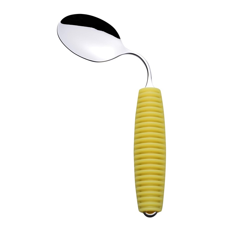 Okabe Hiroshi Tableware Seisakusho FLEX Flex Metal Spoon with Grip,