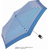 Miyajima Folding Umbrella, 19.7 inches (50 cm), Gingham Stripe with