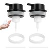 Foam Soap Dispenser Pump 2pcsHead Replacement Spare Plastic Pump Bathroom