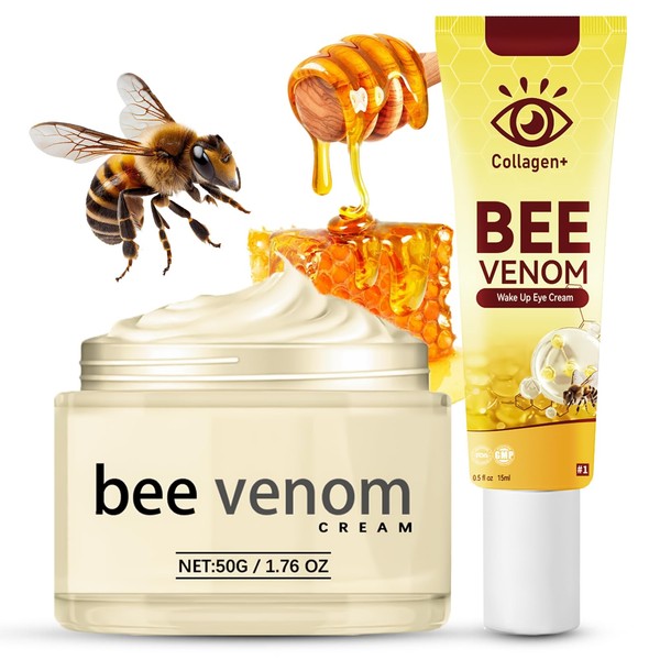 Bee Venom Anti Wrinkle Face Cream with Eye Cream- Bee