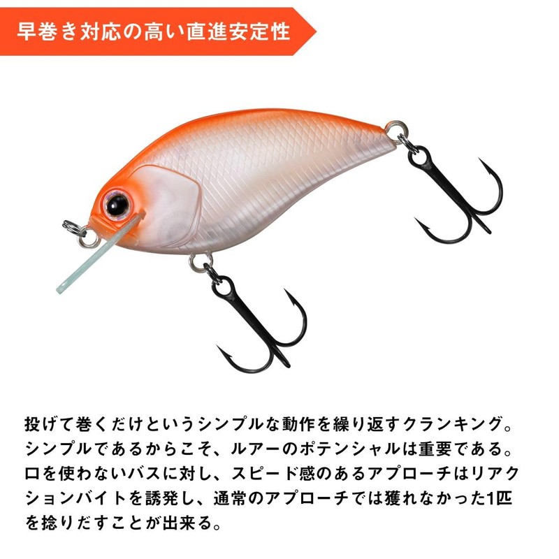 Daiwa 25 STEEZ Square 100 Lure, Umekyo Orange