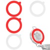 LXUEJIE LXUEJIE 4 Pack Rubber Seals for Glass Jars, 3.75"