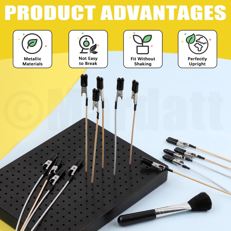 Mardatt Painting Modelling Tools Set Includes Square Stand Base Holder,