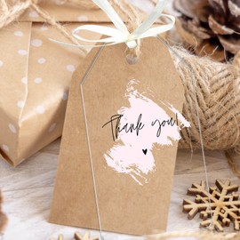 Uniqicon 25Pcs Clear Name Tags, Sublimation Acrylic Sheet Blanks, DIY Acrylic Blanks Ornament, Acrylic Place Cards Table Number Cards With Hole, Unique Clear Acrylic Tags For DIY Projects And Crafts