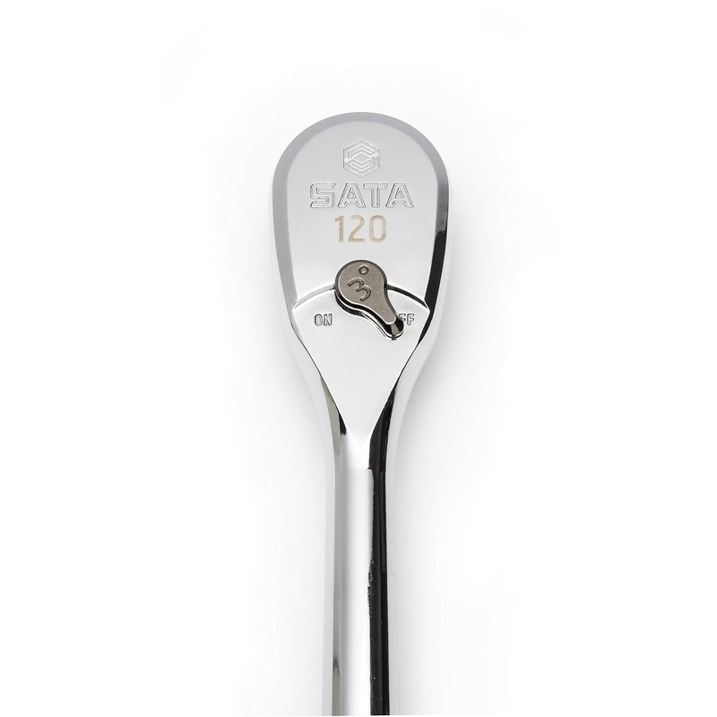 SATA ST12974 3/8-Inch Drive 120P Professional Ratchet with Teardrop Head,