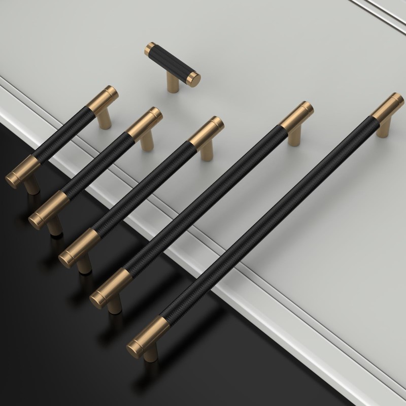 Amerdeco UK0026 Pack of 10 Furniture Knobs T Cabinet Knobs