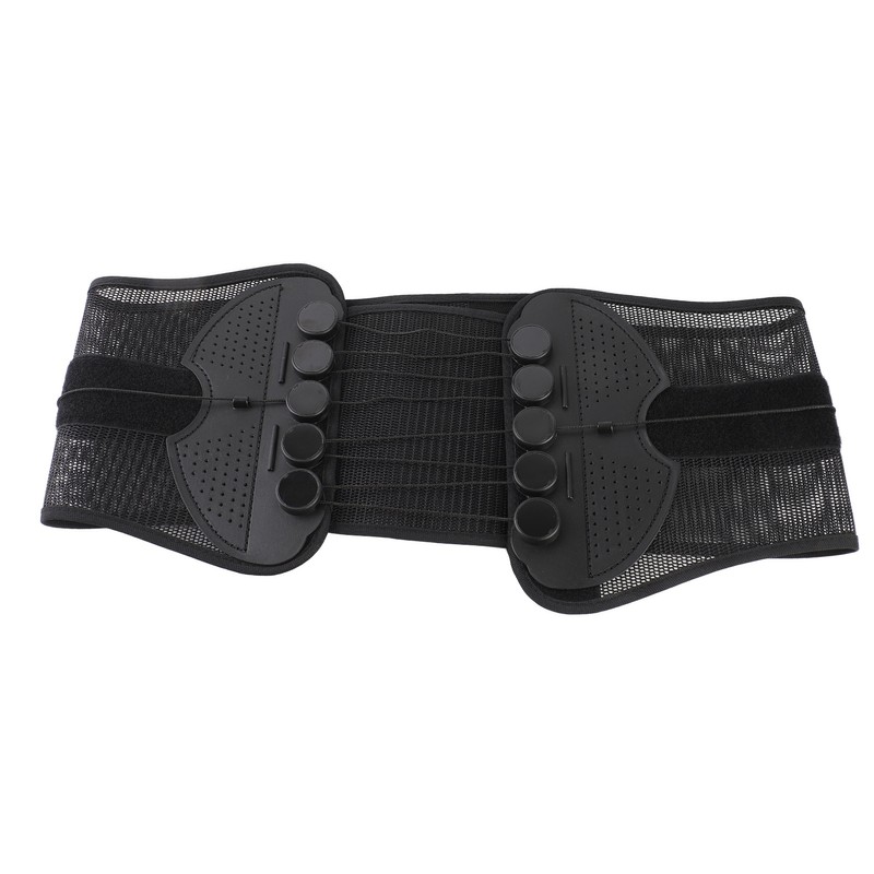 Lower Back Brace Adjustable Lumbar Brace Pulley Compression for Herniated