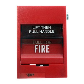 Edwards System Technologies (Est) Est Edwards Siga-278 Intelligent Double Action One Stage Pull Station, Red