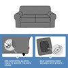 CUCRAF T Cushion Sofa Cover 3 Piece Loveseat Slipcovers, Soft