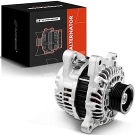 A-Premium Alternator Compatible with Honda Civic 2012-2015 1.8L, HR-V 2016-2018 1.8L & Acura ILX 2013-2015 2.0L, 95Amp 12V 6-Groove Pulley Clockwise, Replace# 11537, A5TJ0191AE