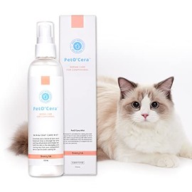PetO'Cera Breezytail Mist - Ceramide Mist for Dogs & Cats | Hypoallergenic Skin & Coat Care Spray | Flaky,Dandruff Conditioning | 5.07oz