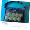 Mipcase 2Pcs Reusable Tennis Ball Waist Bags Durable Mesh Storage