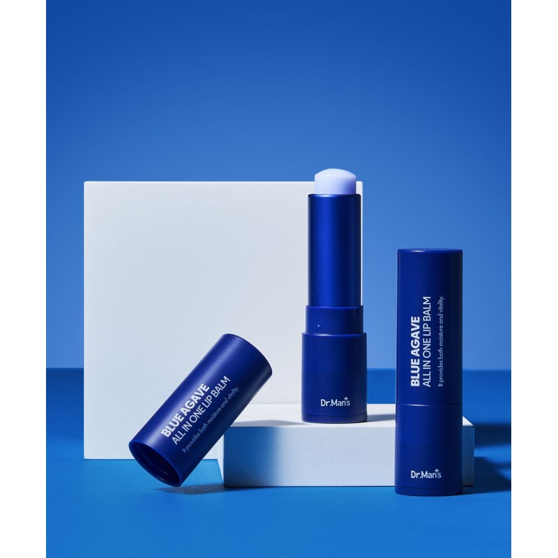Dr. Men's Blue Agave All-in-One Lip Balm / Skin Tone