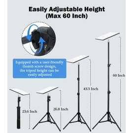 Zeroffi Starlink Mini Tripod Mounting Kit with Adapter, Adjustable Tripod Mount Stand for Starlink Mini, Starlink Mini Accessories for Travel