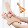 MYTOAU 2 Pcs Wooden Gua Sha Tools Lymphatic Drainage Tool,