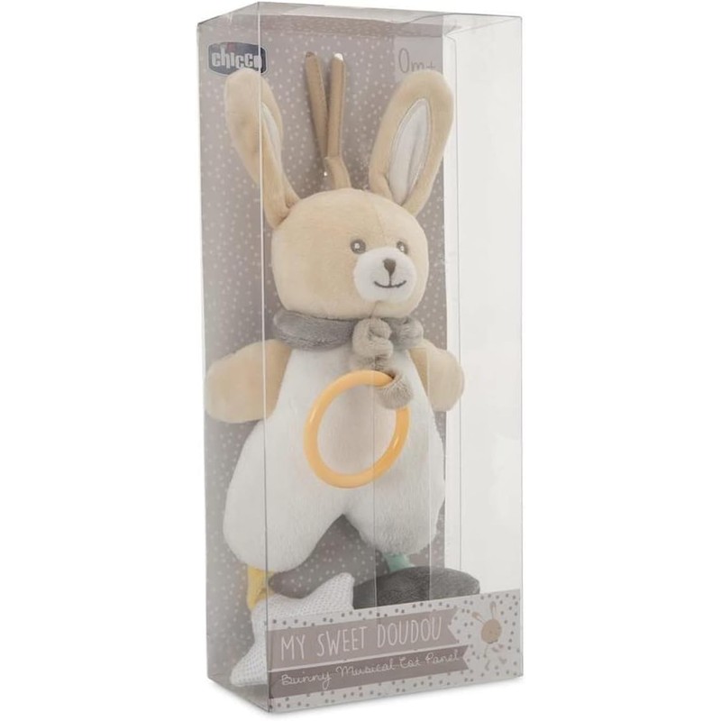 Chicco 00009713000000 Rabbit Play Clock DU Plain Beige Small