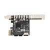 Expansion Card PCIE to USB 19Pin Good Conductivity One Piece