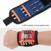 HARFINGTON Magnetic Wristband for Screws 15 Powerful Magnets 5 Rows