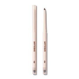 SHEGLAM Gel Glide Eyeliner Pencil Creamy Waterproof Smudgeproof Longwearing Eyeliner-Brown
