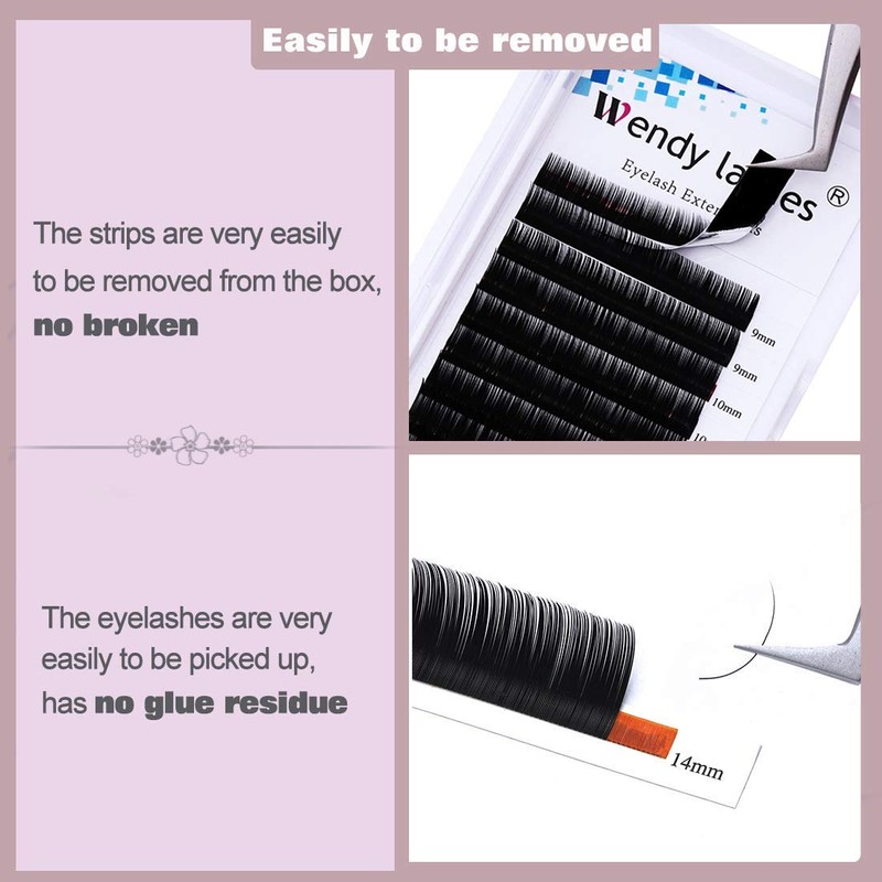 Eyelashes, 1 to 1 Individual Eyelash Extensions for Eyelash Extension,