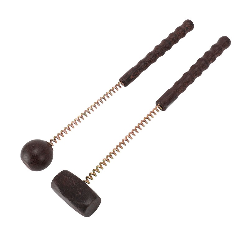 2pcs Percussion Ball Hammer Massager Chicken Wings Wood Reduce Fatigue