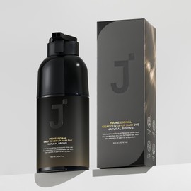 Jay Forest J.Sup Professional Self Gray Cover Hair Dye Hypoallergenic Shampoo Dye Natural Brown 300ml / 제이숲 프로페셔널 셀프 새치 커버 염색약 저자극 샴푸염색 내츄럴브라운300ml