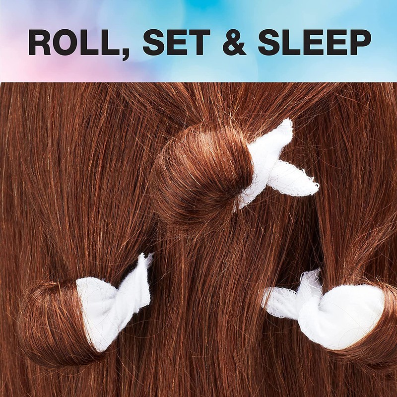 Conair Fabric Hair Curlers to Sleep In, Soft Hair Rollers