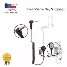 Unbranded 3.5mm Listen Only Acoustic Headset Earpiece Compatible with Walkie Talkie Radio