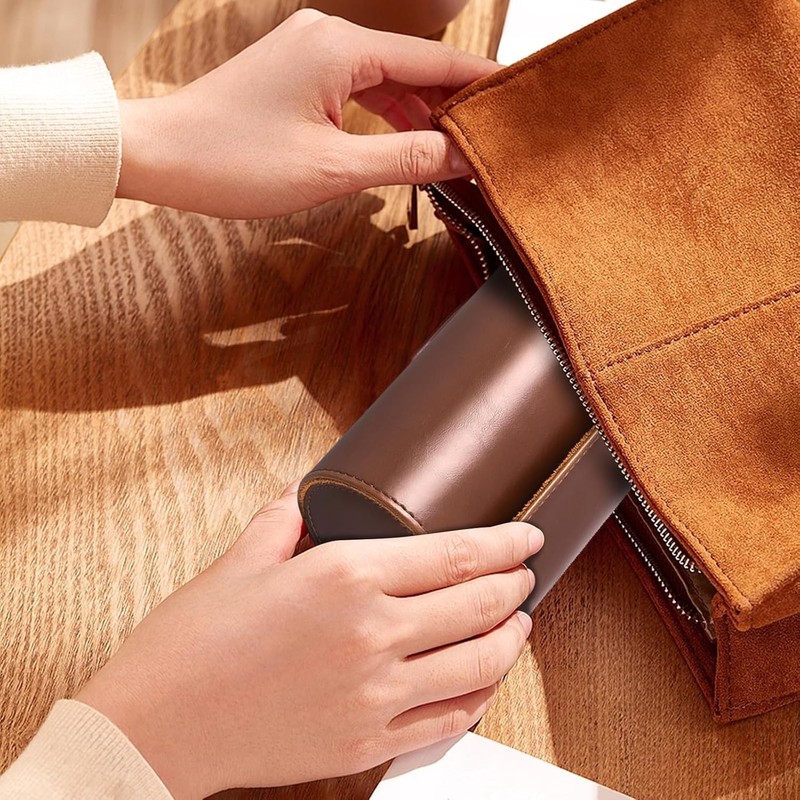 Watch Case, Watch Case, Carrying PU Leather, For 2 Pieces,