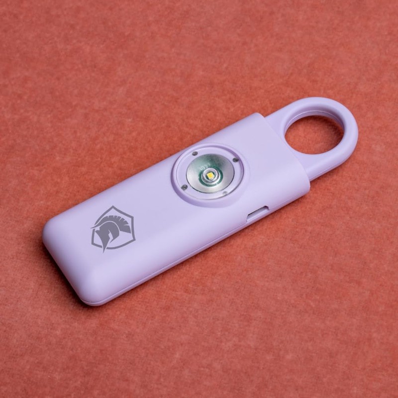 Spartan Defense Personal Safety Alarm Rechargeable (Lavender)