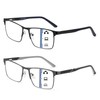 JM Progressive Multifocus Reading Glasses Men, Blue Light Blocking Readers