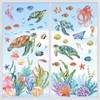 wondever Under The Sea Turtle Fish Window Clings Ocean Animal